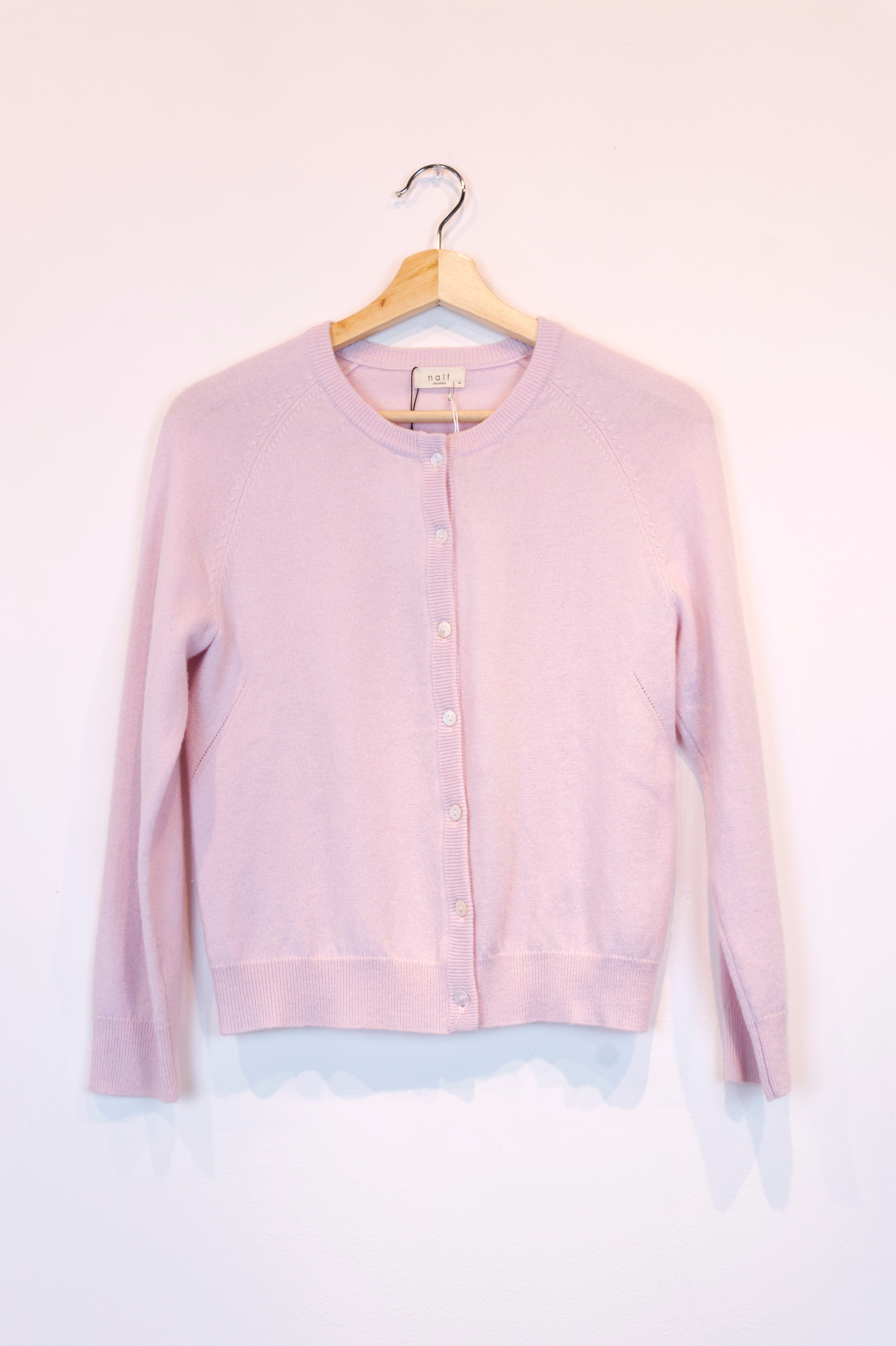 Cardigan Naif - Boutique Popeline -  Seconde main, Designers, Marques, Petits Prix - Consignation de vêtements et accessoires pour femmes - Friperie  - Montréal, Plateau Mont-Royal