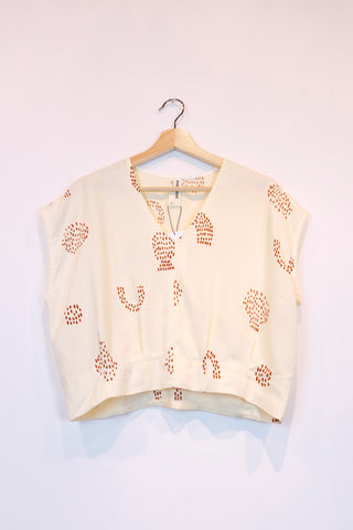 Top Eve Gravel - Boutique Popeline - Seconde main, Designers, Marques, Petits Prix - Consignation de vêtements et accessoires pour femmes - Friperie - Montréal, Plateau Mont-Royal