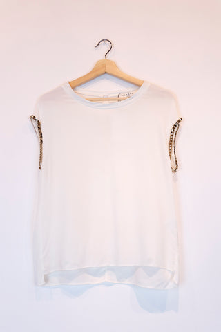 Top Sandro - Boutique Popeline - Seconde main, Designers, Marques, Petits Prix - Consignation de vêtements et accessoires pour femmes - Friperie - Montréal, Plateau Mont-Royal