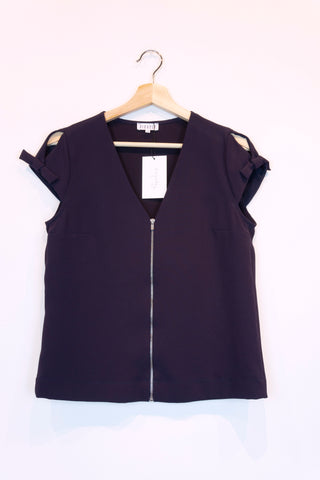 Top Claudie Pierlot - Boutique Popeline - Seconde main, Designers, Marques, Petits Prix - Consignation de vêtements et accessoires pour femmes - Friperie - Montréal, Plateau Mont-Royal