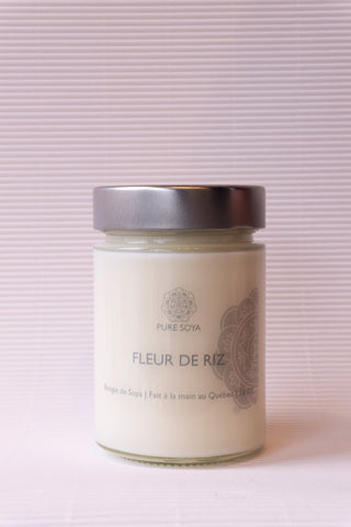 Bougie Fleur de Riz - Boutique Popeline - Seconde main, Designers, Marques, Petits Prix - Consignation de vêtements et accessoires pour femmes - Friperie - Montréal, Plateau Mont-Royal