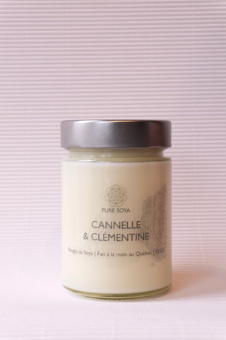 Bougie Cannelle & Clémentine - Boutique Popeline - Seconde main, Designers, Marques, Petits Prix - Consignation de vêtements et accessoires pour femmes - Friperie - Montréal, Plateau Mont-Royal