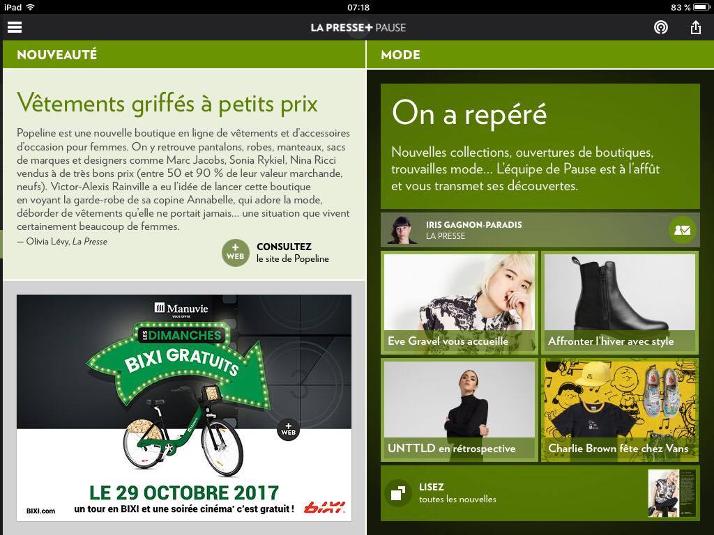 27 octobre 2017 - LaPresse+