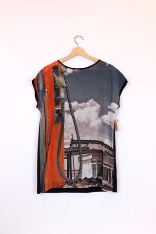 Top Marc Cain - Boutique Popeline -  Seconde main, Designers, Marques, Petits Prix - Consignation de vêtements et accessoires pour femmes - Friperie  - Montréal, Plateau Mont-Royal